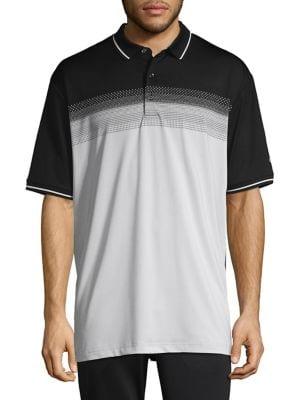 Callaway Striped Short-sleeve Polo Shirt