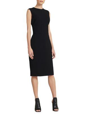 Donna Karan Textured Sleeveless Sheath Dress