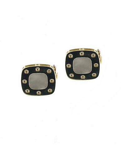 Roberto Coin Pois Mois Square 18k Yellow Gold Stud Earrings