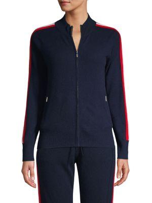 Ply Cashmere Cashmere Zip-front Sweater