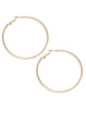 Design Lab Lord & Taylor Round Hoop Earrings