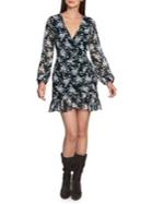 1.state Floral Wrap Dress