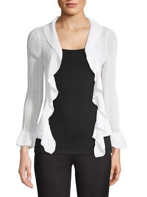 Cupio Ruffled Open Cardigan