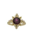 Ripka Angelica Diamond, Rhodolite And 14k Yellow Gold Ring