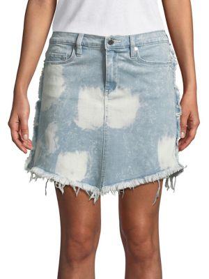 Blanknyc Acid Wash Denim Skirt