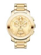 Movado Bold Bold Luxe Chronograph Goldtone Ip Stainless Steel Bracelet Watch