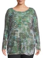 Nic+zoe Plus Meadow Knitted Top