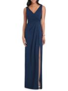 After Six Sleeveless Stretch Crepe Gown