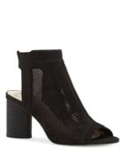 Vince Camuto Jakayla Perforated Zippered Suede Sandals