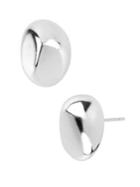 Robert Lee Morris Silvertone Stud Earrings