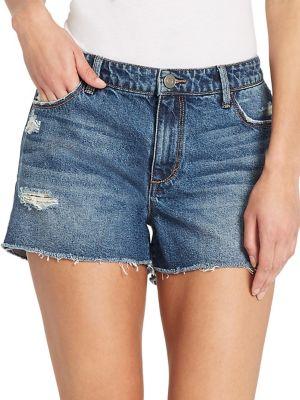 Skinny Girl Distressed Boyfriend Shorts