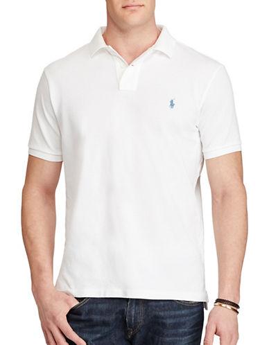Polo Big And Tall Classic-fit Weathered Mesh Polo Shirt