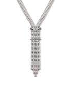 Jenny Packham White Opal And Crystal Y-necklace