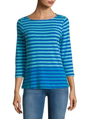 Tommy Bahama Tulum Juan The Line Quarter-sleeve Cotton Top