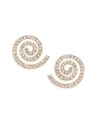 Bcbgeneration Crystal Spiral Stud Earrings