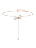 Lifelong Swarovski Crystal Bow Y-necklace