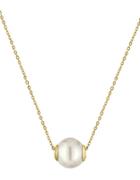 Majorica 12mm White Pearl & Gold-plated Pendant Necklace