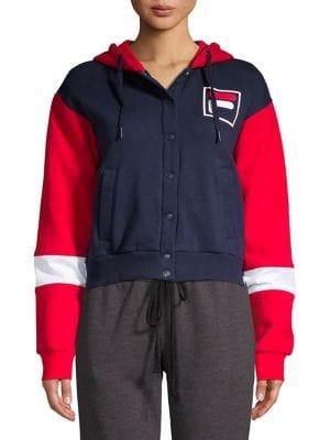 Fila Long Sleeve Colorblock Hoodie