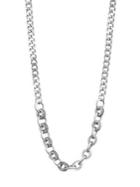 Lucky Brand Talisman Trends Silvertone Pave Chain Necklace