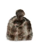 Parkhurst Kara Pom Pom Faux Fur Slouchy Hat