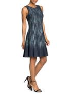 Nic+zoe Petite Lightning Strike Pleated Dress