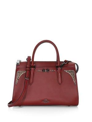 Coach X Selena Gomez Sutton Crystal-embellished Satchel