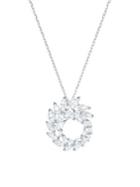 Louison Rhodium-plated And Swarovski Crystal Pendant Necklace