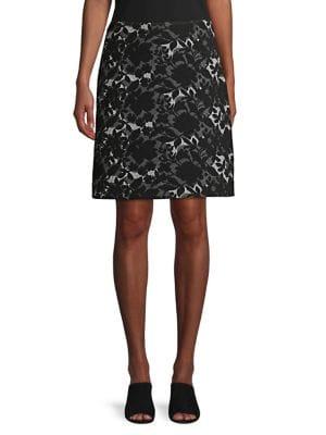 Context Floral A-line Skirt