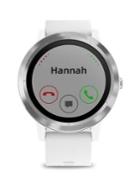 Garmin Vivoactive Silvertone Silicone-strap Smart Watch