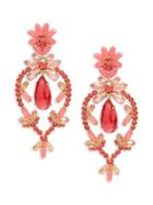 Kate Spade New York Flora Faceted Statement Earrings