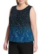 Calvin Klein Dot-print Sleeveless Top
