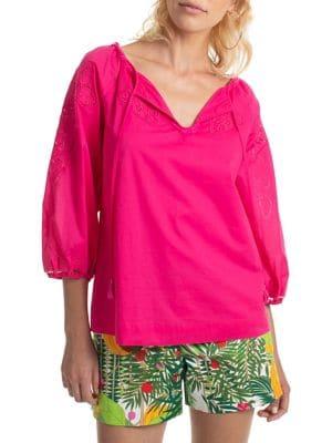 Trina Turk Ojai Peasant Top