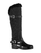Michael Michael Kors Fulton Faux Fur-lined Quilted Rainboots