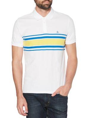 Original Penguin Rugby Striped Polo Shirt