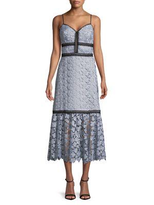 Jill Jill Stuart Lace-embroidered Sweetheart Dress