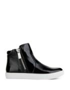 Kenneth Cole New York Kiera Patent Leather High Top Sneakers