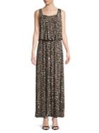Context Leopard-print Sleeveless Dress