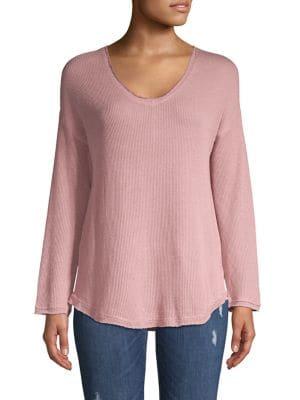 Republic Ribbed Long-sleeve Top