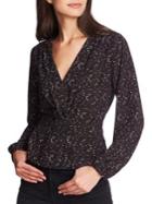 1.state Botanical-print V-neck Top