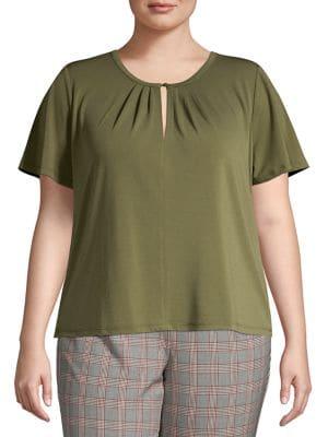 Vero Moda Curve Plus Roundneck Short-sleeve Top