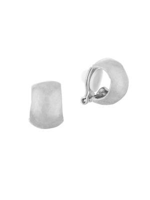 The Sak Small Wide Hoop Clip Earrings
