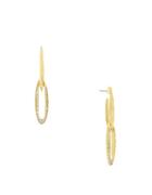 Louise Et Cie Paved Links Pave Drop Earrings