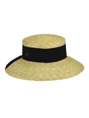 Betmar Riveria Wheat Braid Flat Crown Hat