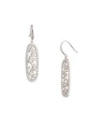 Carolee Crystal Coves Crystal Oval Drop Earrings