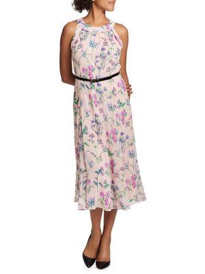 Tommy Hilfiger Halterneckchiffon Midi Dress