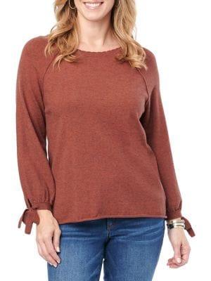 Democracy Tie-sleeve Scallop Top