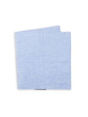 Black Brown Tonal Clip Dot Pocket Square
