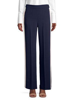 Marella Side Stripe Pleated Trousers
