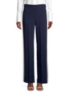 Marella Side Stripe Pleated Trousers