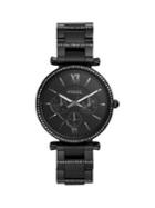Fossil Carlie Multifunction Black Stainless Steel Bracelet Watch